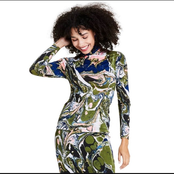 Rachel Comey x Target Tops - Rachel Comey x Target Marble Print Turtleneck (NWT)
